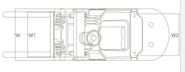 Carrello elevatore a combustione interna, FK11-4T
