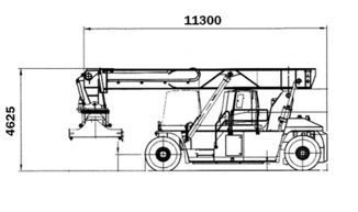 Carrello elevatore per container / Sollevatore container FK11-1510T