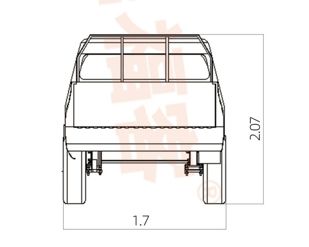 Furgone ribaltabile, FK6-15T