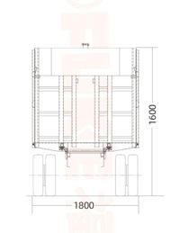 Autocarro con cassone ribaltabile sotterraneo, FK8-10T