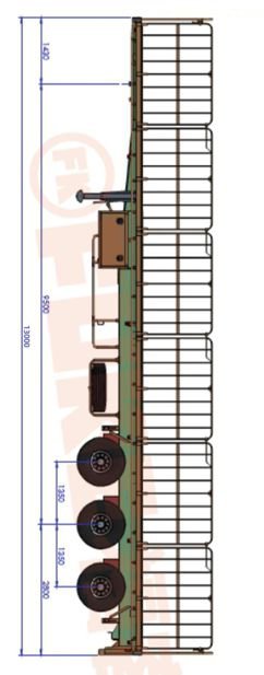 Semirimorchi per bestiame, FK35-1301G