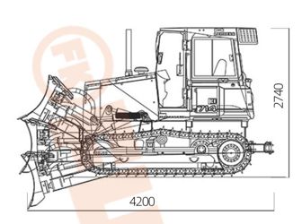 Dozer cingolato, FK14-086T
