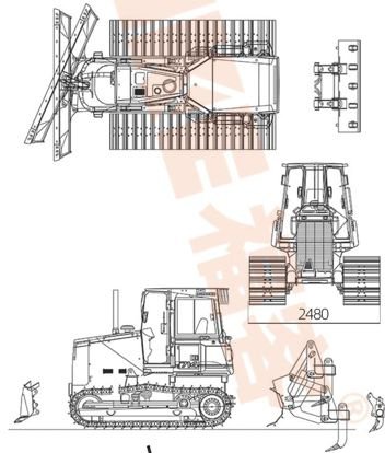 Dozer cingolato, FK14-086T