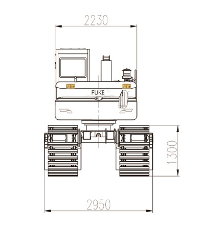 Escavatore anfibio, FK80-9C