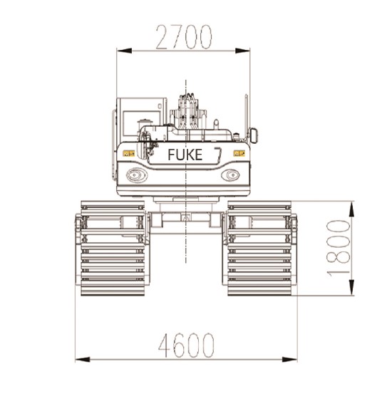 Escavatore anfibio, FK215-9C